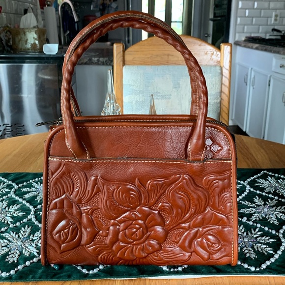 Patrica Nash Tooled Leather Tote - Picture 1 of 10